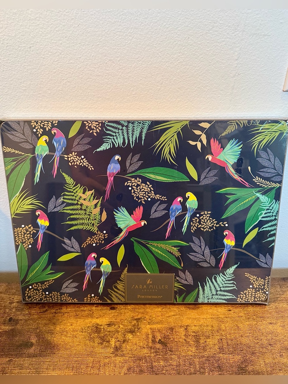 NWT Sara Miller London Parrot Pimpernel Placemats by Portmeirion Set of 4